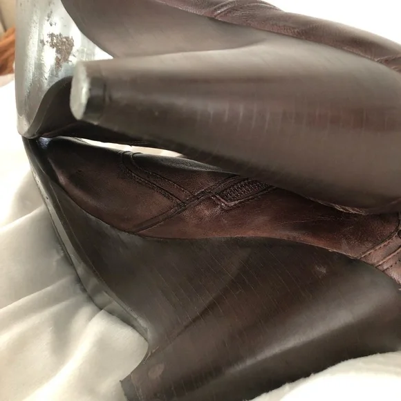 BCBGirls Dark Brown Heeled Boots - Picture 10 of 10